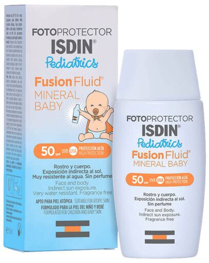 Crème solaire Fusion Fluid Mineral Baby Pediatrics SPF 50 50 ml