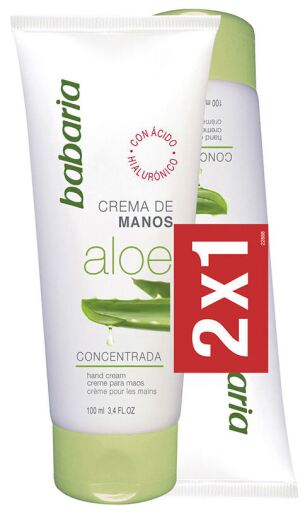 Babaria Aloe Vera Cr&egrave;me Mains 2 x 100 ml