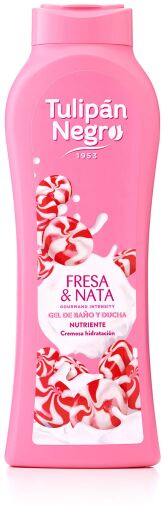 Gel de bain fraise et crème