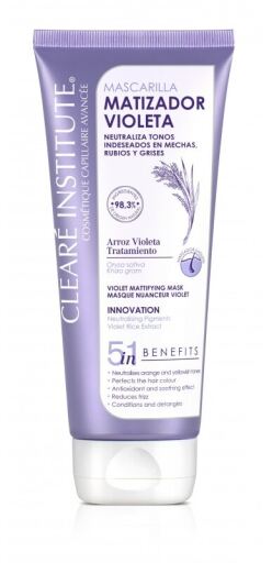 Clear&eacute; Institute Masque tonifiant violet 200 ml
