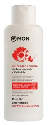 Gel et shampoing à la rose musquée et au calendula 750 ml