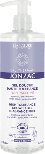 Gel douche haute tolérance REactive sans parfum 500 ml