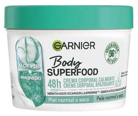 Body Superfood Crème Corporelle Apaisante à l&#39;Aloe Vera 380 ml