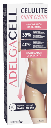 Crème de nuit anti-cellulite Adelgacell 300 ml