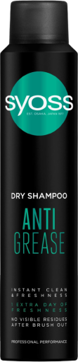 Syoss Shampoing sec anti-graisse 200 ml