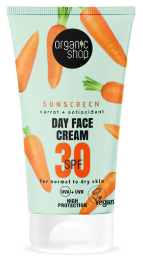 Crème Solaire Visage Jour à la Carotte SPF 30 50 ml
