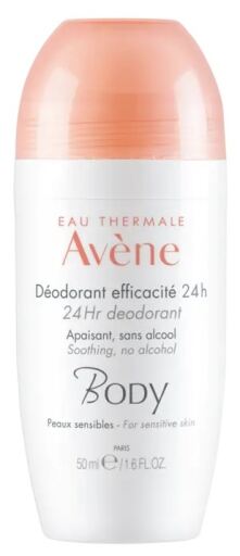 Av&egrave;ne D&eacute;odorant corporel roll-on 24h 50 ml