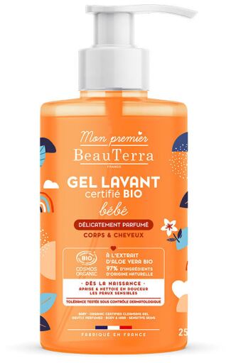 Gel douche bébé bio parfumé 750 ml