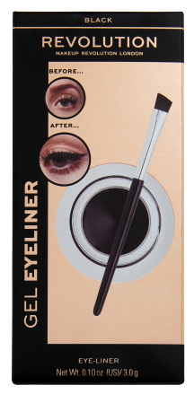 Revolution Beauty London Gel Eyeliner Noir 3 gr