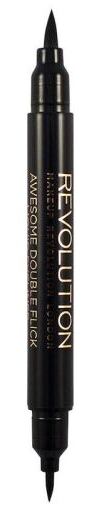 Revolution Beauty London Eyeliner Double Flick Awesome Noir 1 ml