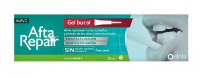 Gel buccal à la menthe 15 ml