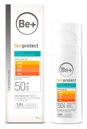 Gel visage Skinprotect pour peaux à tendance acnéique SPF 50+ 50 ml