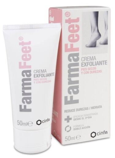 Crème exfoliante pour les pieds secs 50 ml