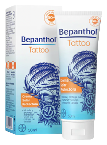 Bepanthol Cr&egrave;me solaire pour tatouage SPF 50+ 50 ml