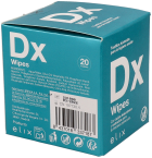 Lingettes nettoyantes pour les yeux Dx Wipes, 20 unités