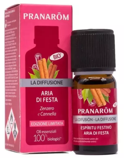 Diffusion d&#39;huiles essentielles bio Esprit de fête