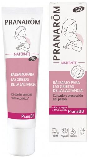 Pranarom Pranabb Baume Maternit&eacute; Crevasses Allaitement Bio 15 ml