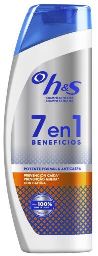 Shampoing Antipelliculaire 7 en 1 Prévention Chute de Cheveux 500 ml
