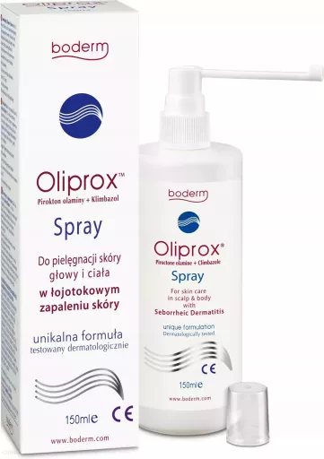 Oliprox Spray Traitement Dermatite Séborrhéique 150 ml