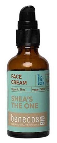 Benecos Cr&egrave;me Bio Visage Peaux Normales et S&egrave;ches Karit&eacute; 50 ml