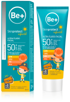 Soin visage ultra-fluide Be+ Skinprotect pour enfants SPF 50+ 50 ml