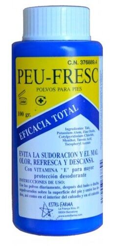 Poudre déodorante pour les pieds Peu-Fresc 100 gr