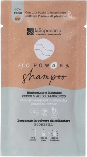 La Saponaria EcoPowder Shampoing en poudre de noix de coco 25 gr