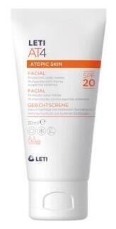 Crème visage peau atopique At4 SPF 20 50 ml