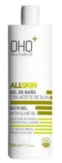 OHO Gel de bain &agrave; l'huile d'olive Allskin 750 ml