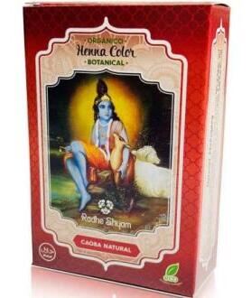 Radhe Shyam Henn&eacute; Couleur Colorant Botanique Poudre Acajou Naturel 100 gr