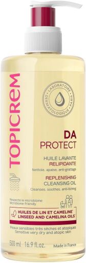 Topicrem Huile Nettoyante Relipidante Da Protect 500 ml
