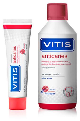 Pack Pâte Anticaries 100 ml + Bain de Bouche 500 ml