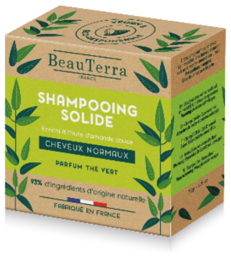 Shampoing solide au thé vert 75 gr