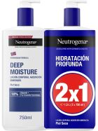 Lotion corporelle hydratante profonde pour peaux sèches 2x750 ml