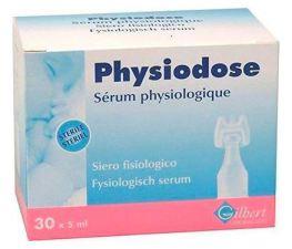 Sérum physiologique Phisiodose 30 unités