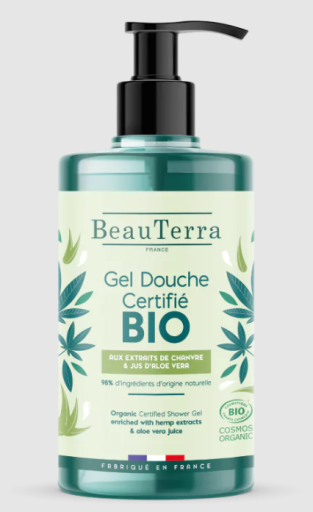 Gel douche certifié biologique 750 ml
