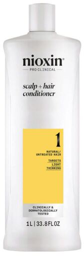 Nioxin Apr&egrave;s-shampooing System 1 pour cheveux naturels l&eacute;g&egrave;rement clairsem&eacute;s
