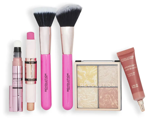Revolution Beauty London Lot Blush & Glow 6 Pi&egrave;ces