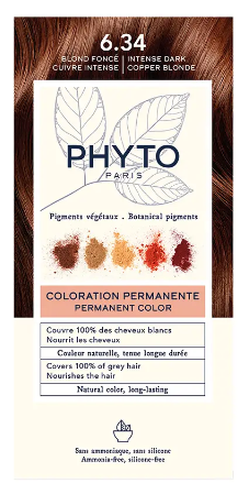 Phyto couleur 6.34 Blond Cuivr&eacute; Fonc&eacute; 1 Unit&eacute;