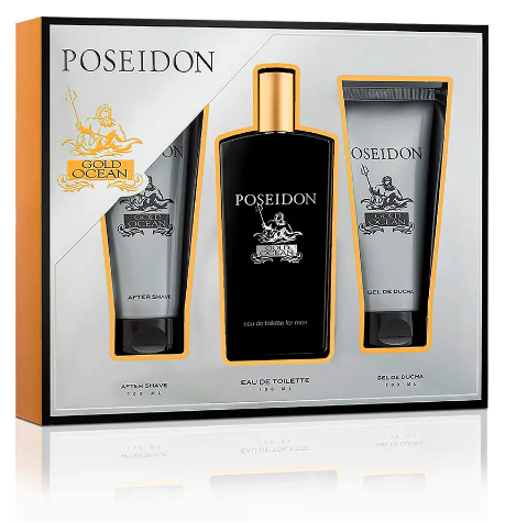Poseidon &Eacute;tui 3 pi&egrave;ces Gold Ocean pour homme