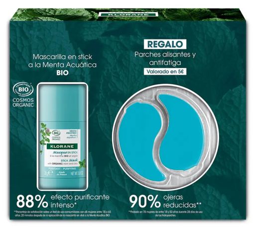 Bio Menthe Masque Stick Etui 2 Pièces