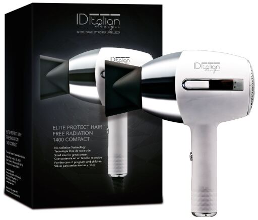 ID Italian S&egrave;che-cheveux compact Elite Protec 1400W (1 unit&eacute;)