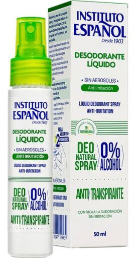 Instituto Espa&ntilde;ol Spray D&eacute;odorant Liquide Anti Irritation 50 ml
