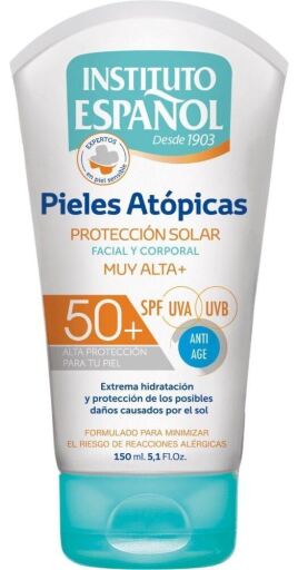 Instituto Espa&ntilde;ol Protection Solaire Visage et Corps Peaux Atopiques SPF50+ 150 ml