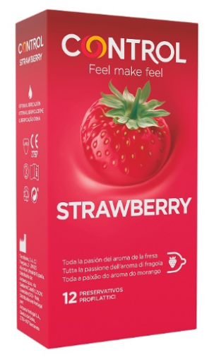 Préservatif à la fraise 12 unités
