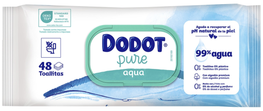 Lingettes Aqua Pure 48 unités