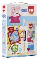 Brosse à dents Peppa Pig Plus + Dentifrice 50 ml + Coffret cadeau