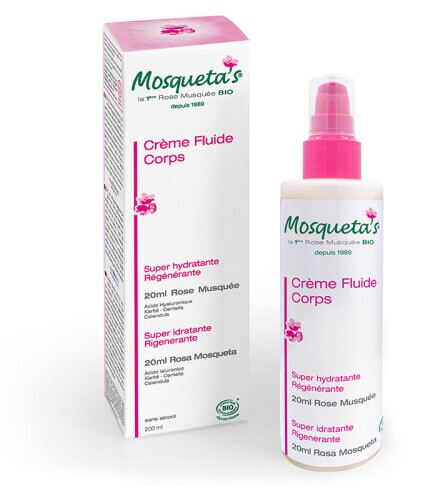 Crème Corps Fluide à la Rose Musquée 200 ml