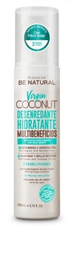 Be Natural Antifrizz &agrave; la noix de coco vierge 200 ml