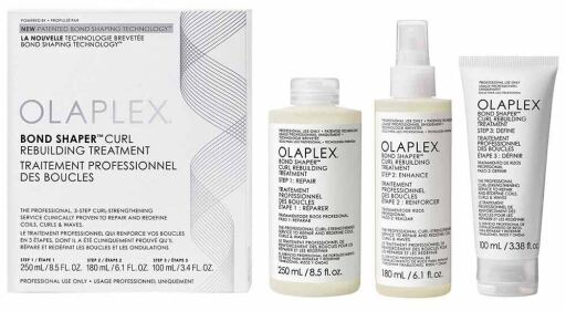 Coffret de soins Bond Shaper pour cheveux bouclés 3 pièces